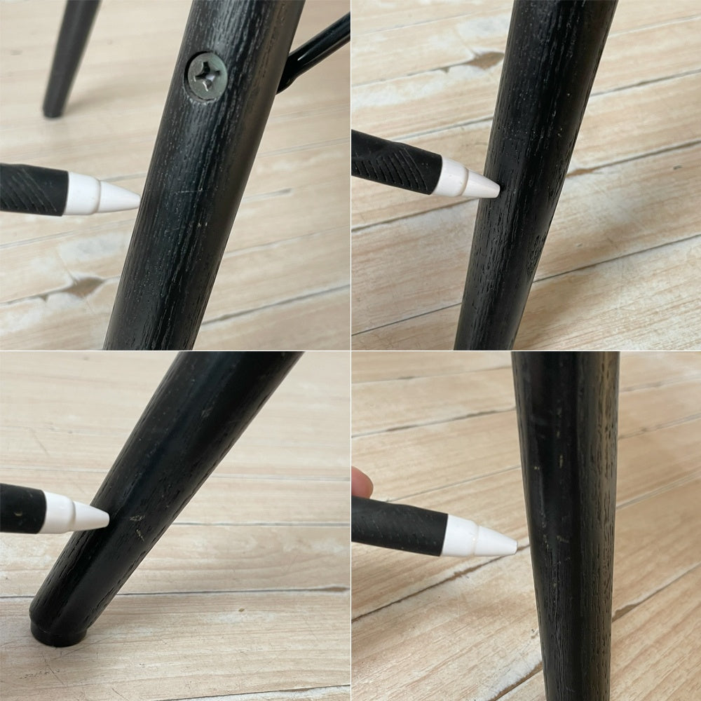 ハーマンミラー HermanMiller サイドシェルチェア ドゥエルレッグ DSW アルパイン × エボニー ブラック ポリプロピレン イームズ ミッドセンチュリー ★