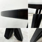 かなでもの KANADEMONO ザ・カフェテーブル THE CAFE TABLE トライアングル 4pin ラウンド Φ100cm ラバーウッド × スチール ブラック ●