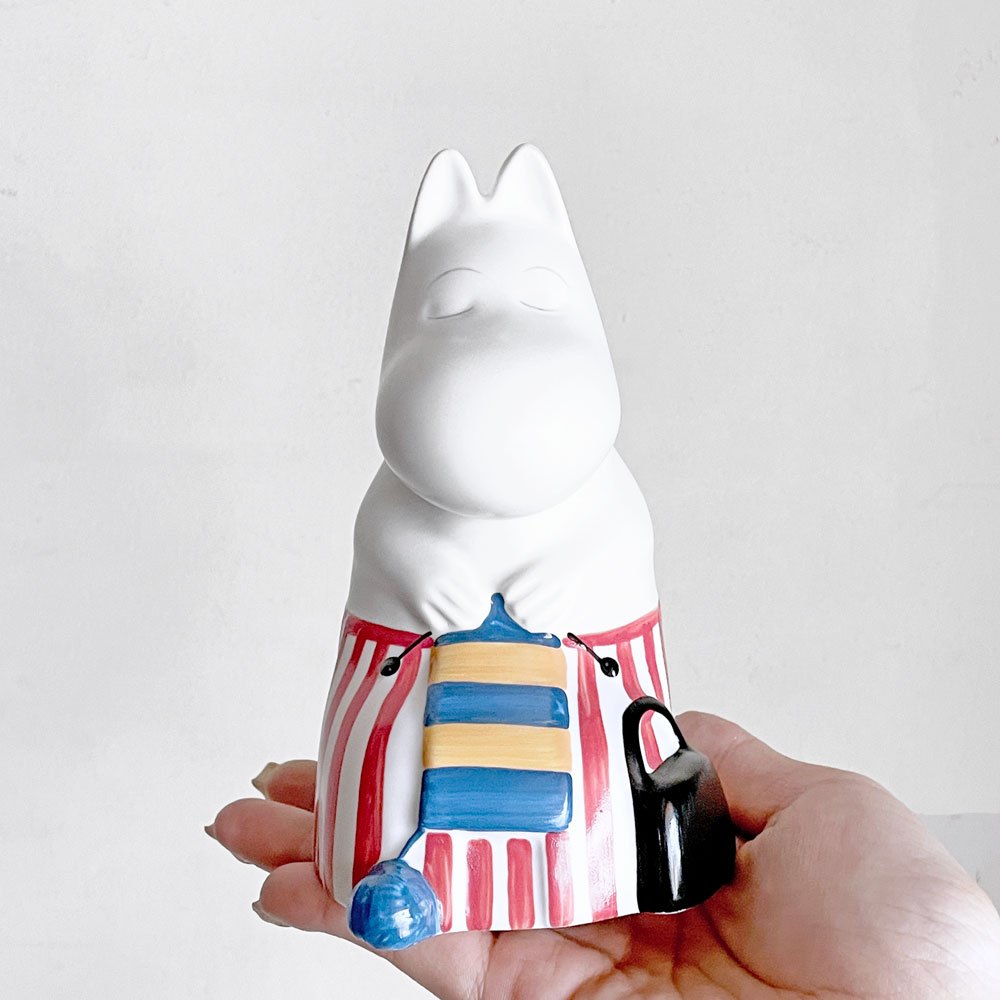 アラビア ARABIA ムーミン フィギュア MOOMIN ムーミンママ 編み物 人形 フィギュリン 陶器 フィンランド 北欧雑貨 廃番 ■
