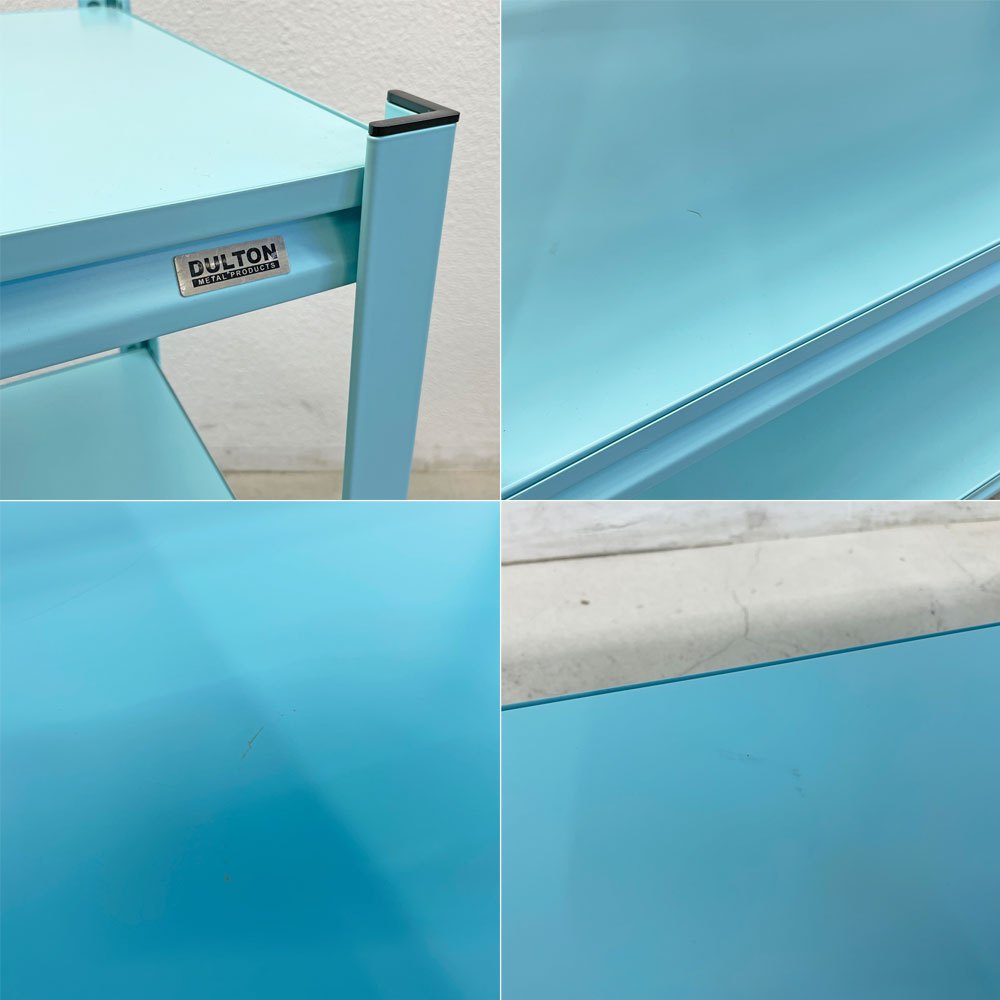 ダルトン DULTON スチール シェルフ 3 レイヤー STEEL SHELF 3 LAYER サックスブルー SAX BLUE 定価19,800円 〓