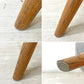 モモナチュラル Momo Natural モールドラウンドチェア MOLD ROUND M-ROUND CHAIR EM ダイニングチェア 回転式 オーク材 カバーリング仕様 定価￥49,000- ●