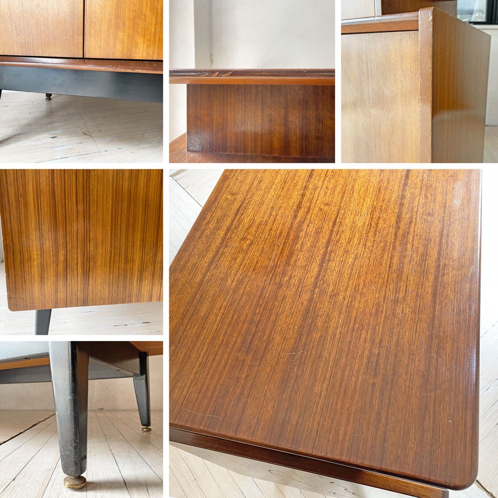 エベネゼルグーム Ebenezer Gomme ジープラン G-plan トラー & ブラック TOLA & BLACK サイドボード 3ドロワー ダブルドア ビンテージ 英国 ★