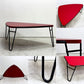 カッシーナ Cassina 519 PETALO ペタロ ローテーブル ネストテーブル 3pcs Red x Glay x Yellow シャルロット・ペリアン Charlotte Perriand ●