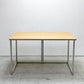 ビスレー BISLEY デスクプラン DESK PLAN Lフット ワーキングテーブル デスク オーク メラミン天板 スチール脚 W120cm イギリス ●