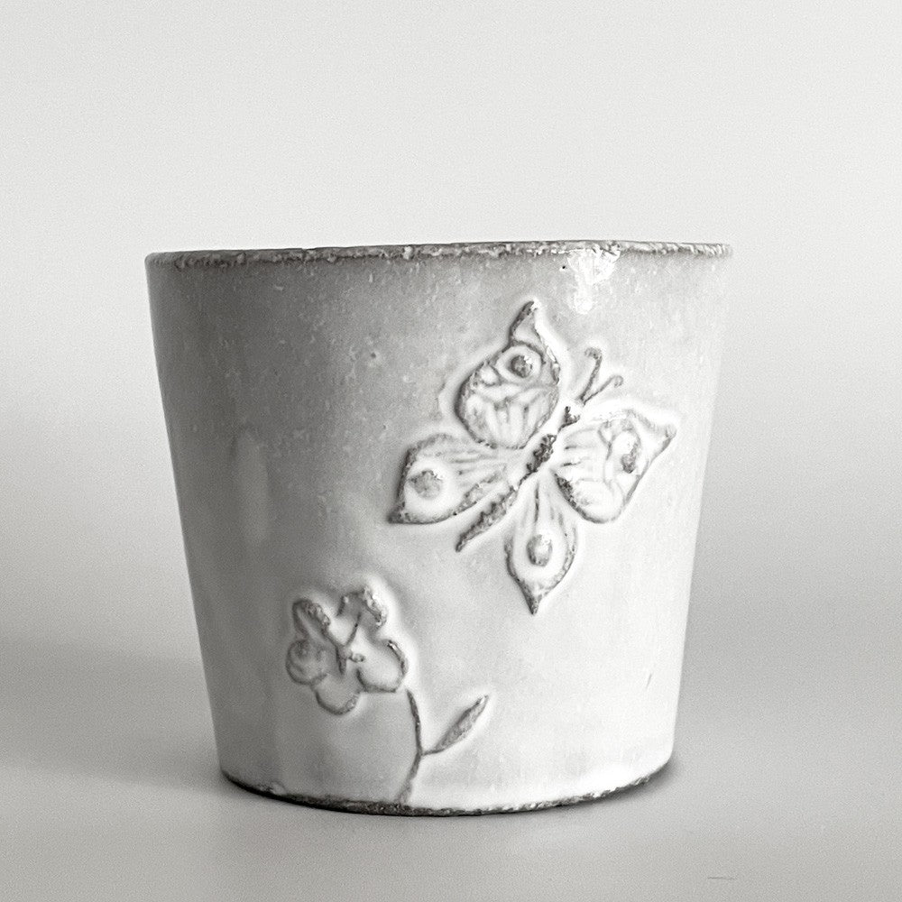 アスティエ・ド・ヴィラット Astier de Villatte フルール Fleurs カップ タンブラー 蝶 スズラン 陶器 フランス B ■