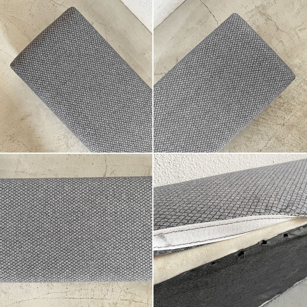 アクタス ACTUS キューブスツール CUBES STOOL クッションベンチ ベンチソファ W150cm ファブリック グレー系 カバーリング 参考価格￥37,800- 廃番 B 〓