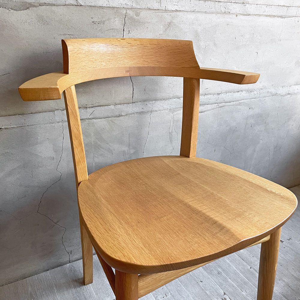 柏木工 KASHIWA ソフィー Sophie ダイニングチェア オーク無垢材 ハーフアーム 飛騨家具 ナチュラルデザイン B ♪