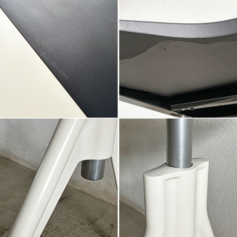 ハーマンミラー Herman Miller エンベロップデスク Envelop Desk スライド天板 & 高さ調節機能 ビル・スタンフ ジェフ・ウェバー モニターアーム パソコンデスク 取扱説明書・組み立て説明書付 A 〓