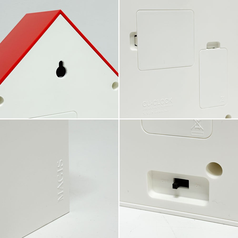 マジス MAGIS クークロック CU-CLOCK 鳩時計 オレンジ 未使用品 動作確認済み 深澤 直人 イタリア モダンデザイン 参考価格¥59.400- ●