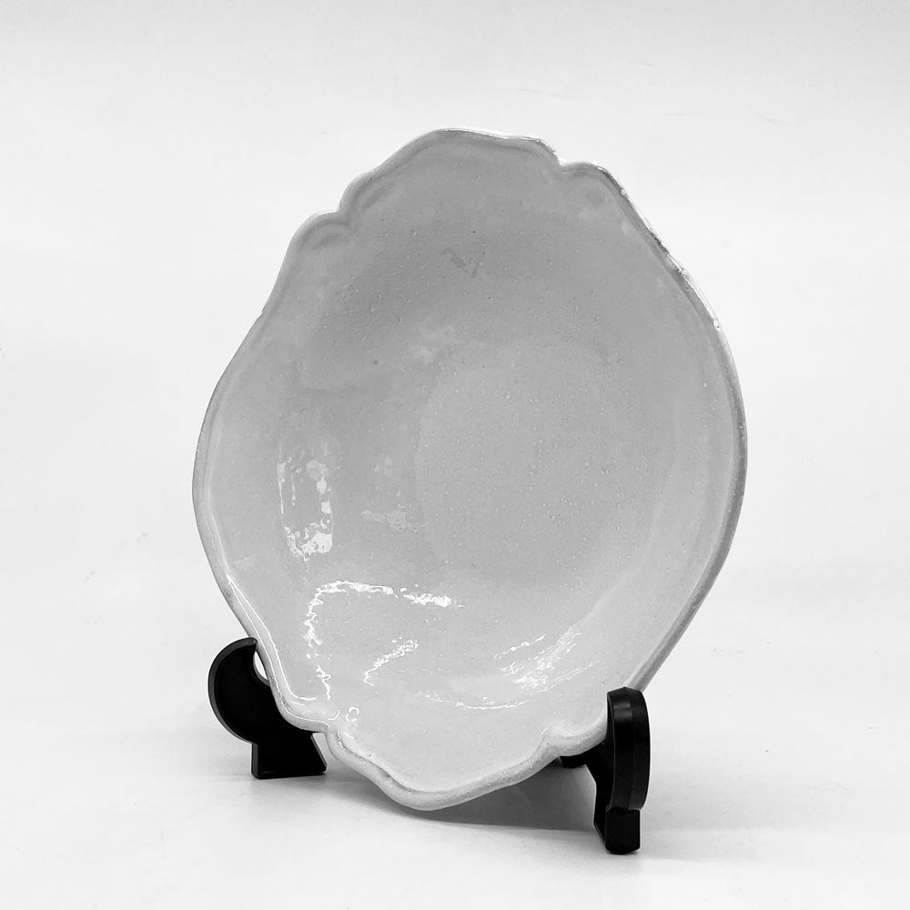 アスティエ・ド・ヴィラット ASTIER de VILLATTE バック Bac ミディアムスーププレート 19cm 陶器 フランス ホワイト A ●