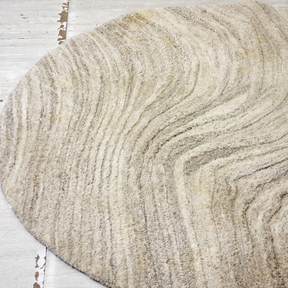 ボーコンセプト BoConcept ファロー Furrow ラグ Φ150cm ラウンド ウール100% モダンデザイン ●