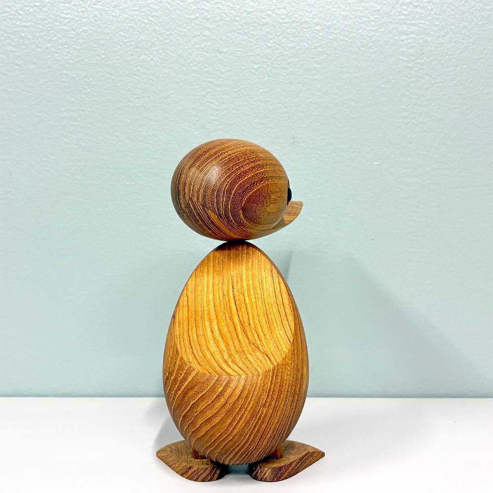 アーキテクトメイド Architectmade ダック Duck チーク無垢材 オブジェ H18cm ハンス・ボーリン Hans Bolling デンマーク 北欧雑貨 定価￥32,450- ◎