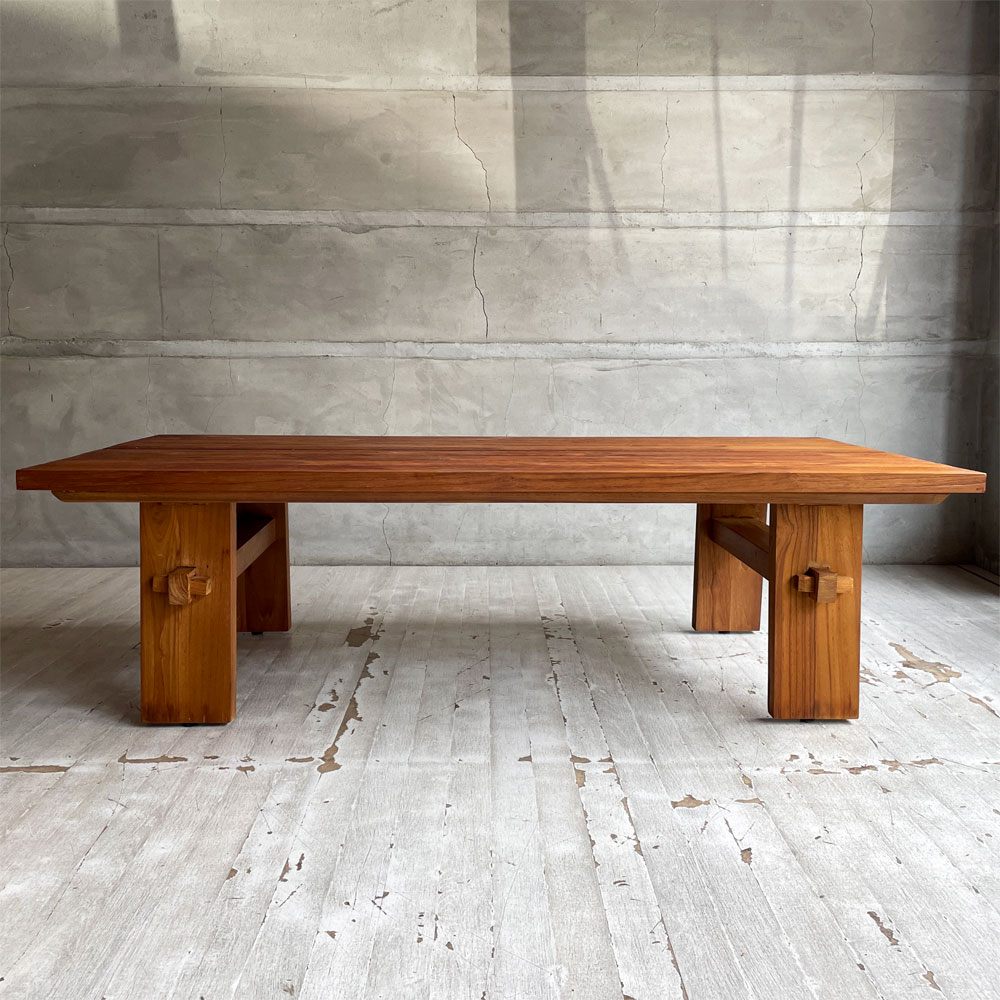ジャーナルスタンダードファニチャー journal standard Furniture パンガ コーヒーテーブル PANGA COFFEE TABLE ローテーブル チーク古材 定価￥71,500- ♪