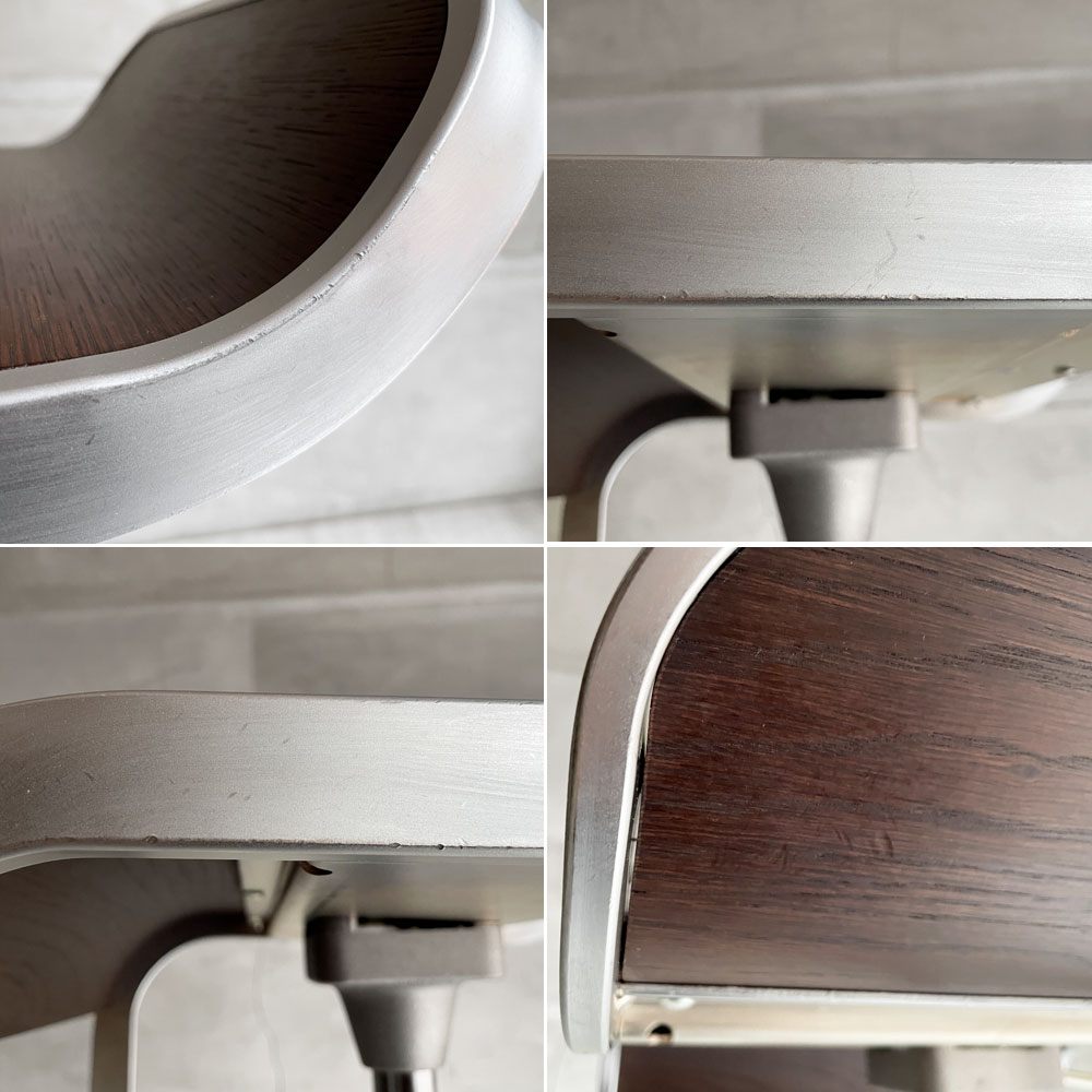 ラパルマ La palma レム LEM カウンタースツール 昇降式 カウンターチェア ハイスツール ウッドシート ダークウォールナット AZUMI アズミ B ♪