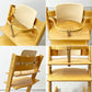 ストッケ STOKKE トリップトラップ TRIPP TRAPP ベビーチェア キッズチェア ナチュラル S/N3～ プラスチック背もたれ付 ノルウェー 北欧家具 ●