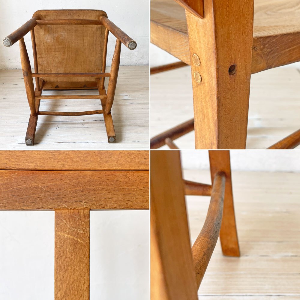 UKビンテージ チャーチチェア Church Chair 教会椅子 バイブルボックス 英国 古道具 Vintage  ★
