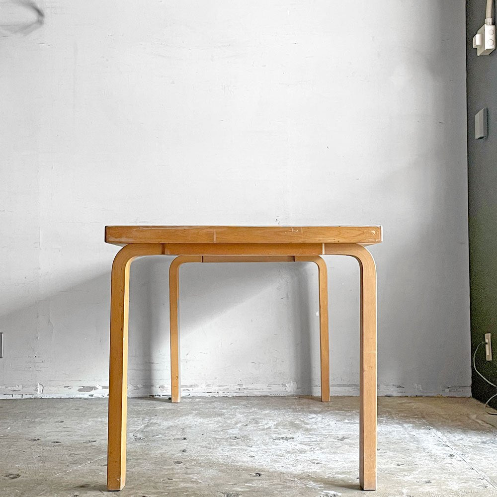 アルテック artek ビンテージ 81A ダイニングテーブル リノリウムトップ アルヴァ・アアルト Alvar Aalto フィンランド 北欧家具 ■