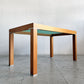 カリガリス Calligaris ダイニングテーブル フロストガラス × ビーチ材 W135cm イタリアンモダン 〓