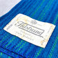ティドストランド Tidstrand ウールブランケット ブルー × グリーン 150×230cm ヴィオラ・グラーステン Viola Grasten 皇室御用達 スウェーデンビンテージ ◎