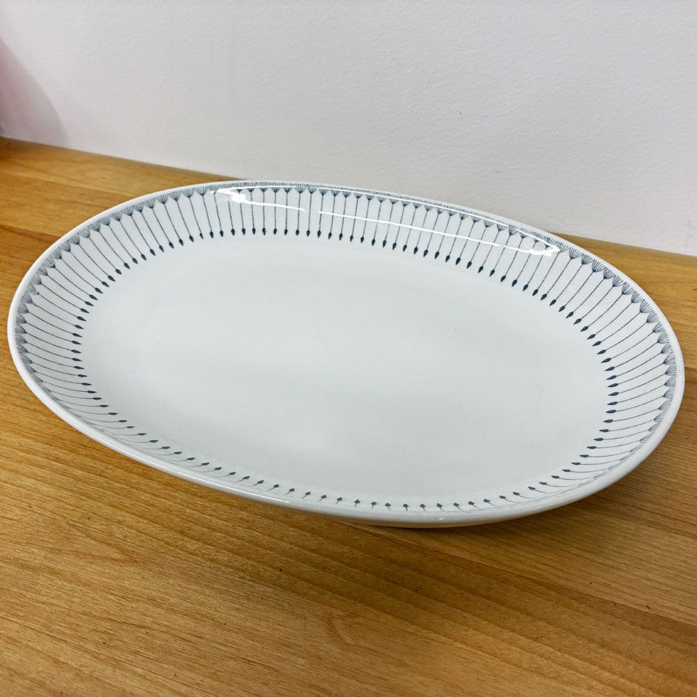 アラビア ARABIA ヘイニ Heini オーバルプレート 28cm Raija Uosikkinen ビンテージ フィンランド 北欧食器 ◎