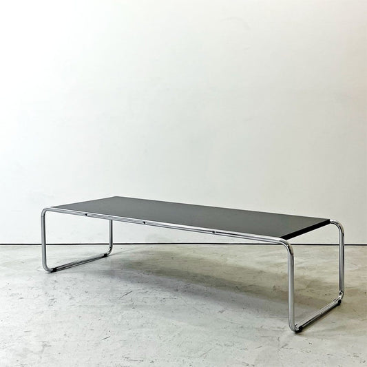 ラッチオテーブル Laccio Table ローテーブル コーヒーテーブル ブラック マルセル・ブロイヤー Marcel L Breuer リプロダクト品 ●