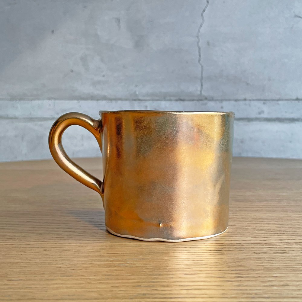 クーンケラミック Kuhn Keramik スカル 髑髏 コーヒーカップ マグカップ ALICE medium coffee cup ゴールドコーティング 金メッキ ドイツ 希少 ♪