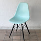 ハーマンミラー HermanMiller サイドシェルチェア ドゥエルレッグ DSW アクアスカイ × エボニー ポリプロピレン製 イームズ ミッドセンチュリー ◇