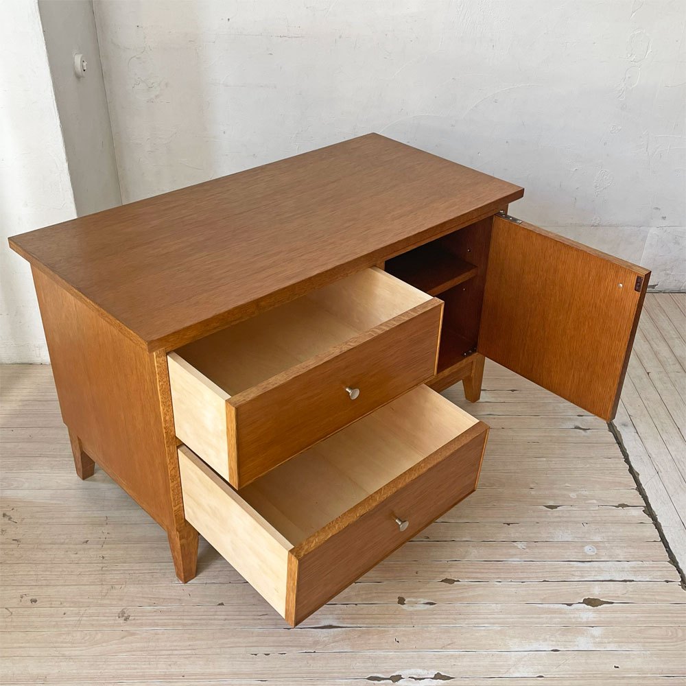 スタンダードトレード STANDARD TRADE CHT-013D-Low ローチェスト キャビネット Door & Drawers Chest 楢材 国産家具 定価￥195,000- ★