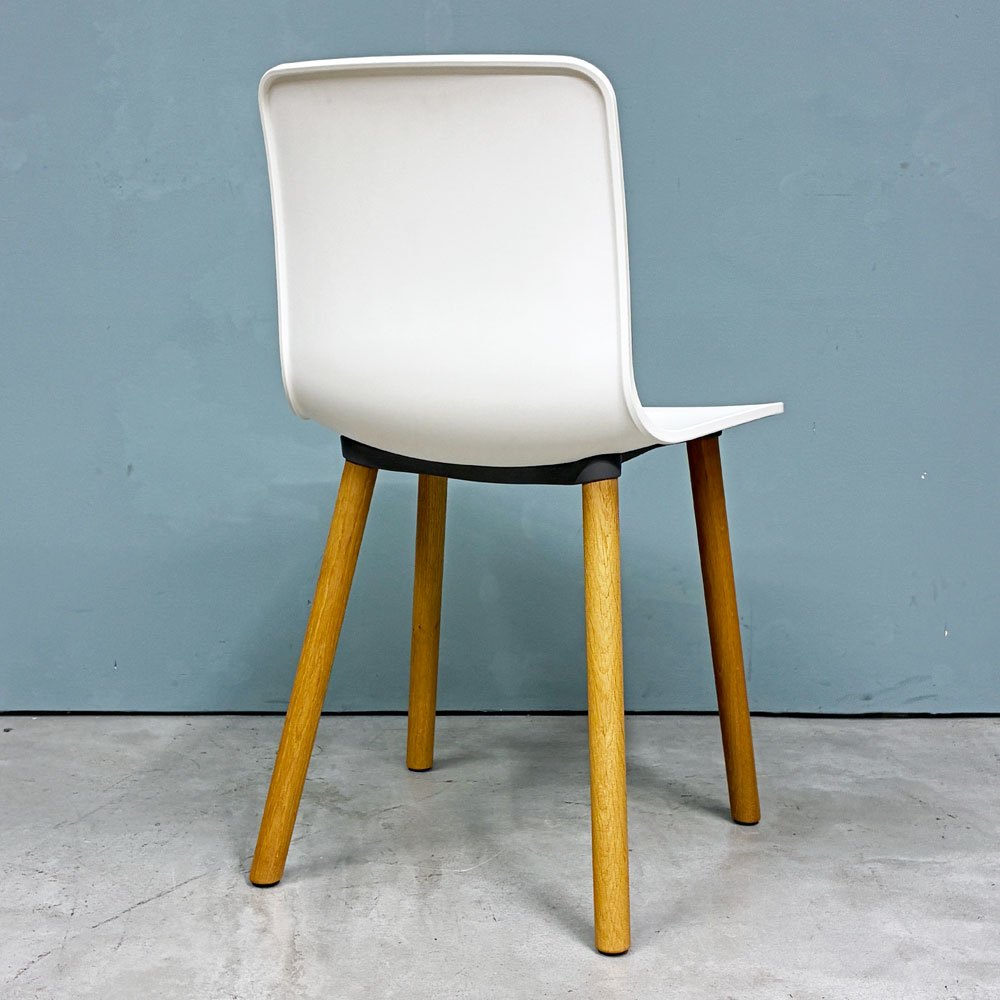 ヴィトラ vitra ハルウッド HAL WOOD サイドチェア ダイニングチェア ホワイト ナチュラルオーク ジャスパー・モリソン 定価￥83,600- ◎