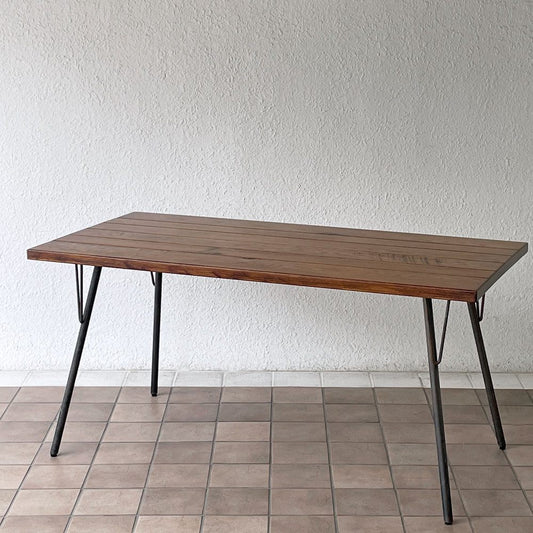 アクメファニチャー ACME Furniture グランビュー ダイニングテーブル GRANDVIEW DINING TABLE オーク無垢材 W150cm インダストリアルデザイン ◇
