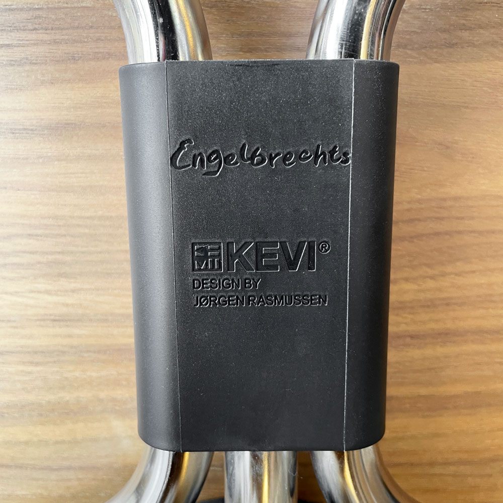 エンゲルブレヒト Engelbrechts ケヴィ KEVI 2060 メタルフレーム プライウッド スタッキングチェア ヨルゲン・ラスムッセン デンマーク 未使用保管品 A ◎