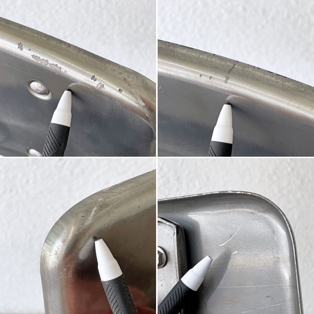 ダルトン DULTON スタンダードバーチェア Standard bar chair RAW スチール×ビニールレザー USビンテージスタイル 定価34,100円 B ◇