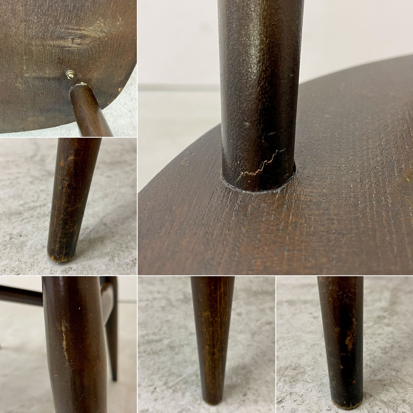 アーコール Ercol クエーカーチェア ダイニングチェア ハイバック オールドコロニアル ブラウン エルム材 × ビーチ材 UKビンテージ 英国家具 ●