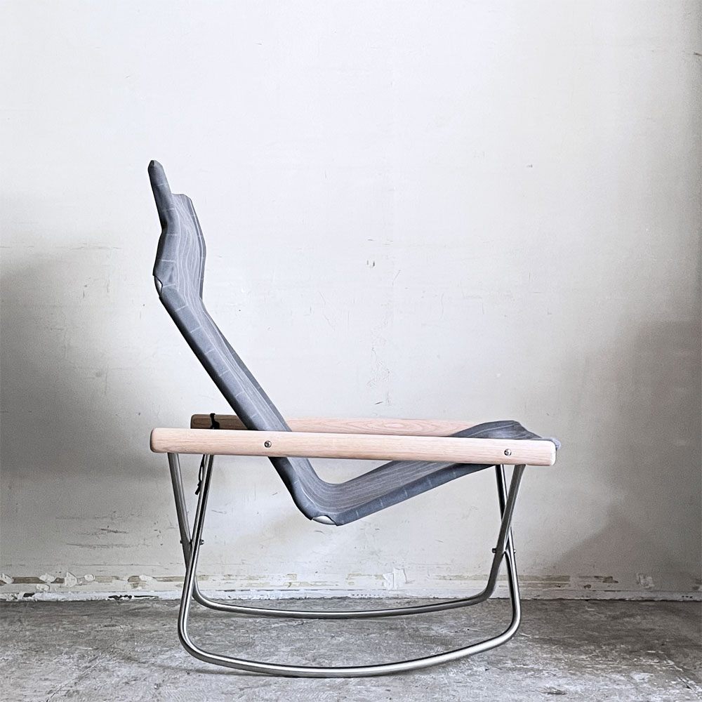 藤栄 FUJIEI ニーチェアX NY Chair X シキリ Shikiri フォールディングチェア ロッキングチェア 新居 猛 ■
