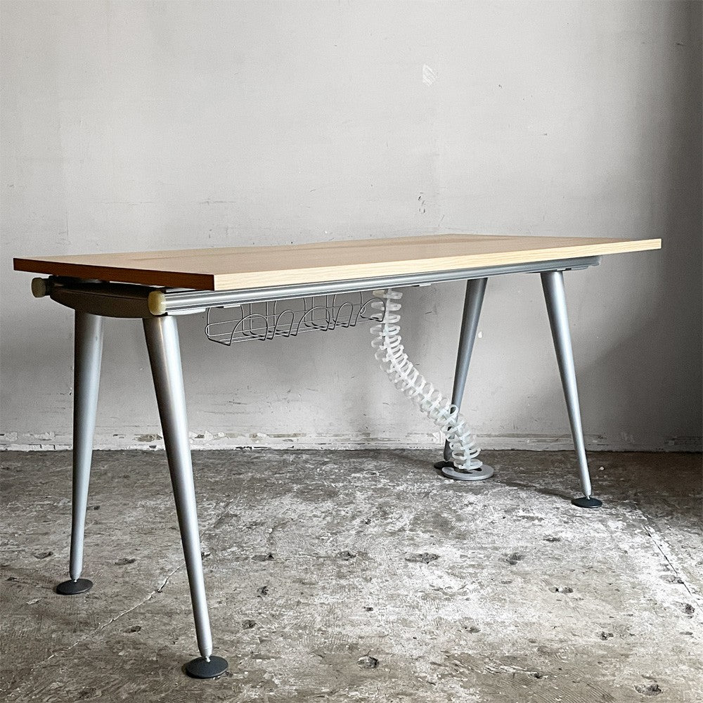ハーマンミラー Herman Miller アバックエンバイロメンツ ABAK ミーティングテーブル デスク W140cm ティム・ウォレス 分解不可 現状品 ■