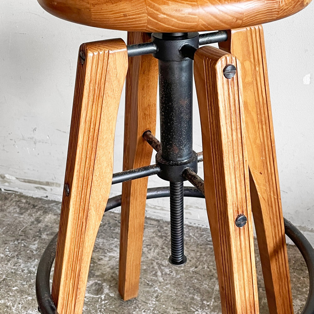 アクメファニチャー Acme Furniture アーヴィン スツール IRVIN STOOL high ハックベリー×アイアン インダストリアル 定価 ¥44,000- A ■
