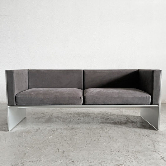 カッシーナイクスシー Cassina ixc. エアーフレーム AIR FRAME 30073 ミッドソファ MID SOFA 3人掛け W166cm グレー系 ファブリック デヴィッド・チッパーフィールド 〓