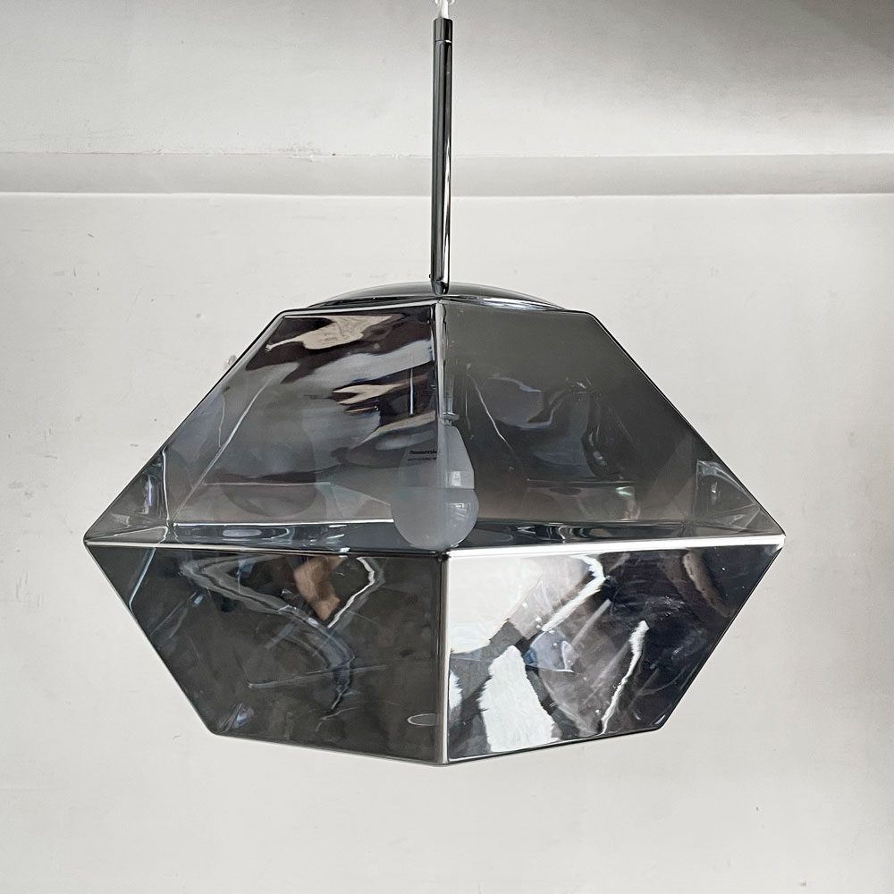 トムディクソン Tom Dixon カット ショート ペンダントライト Cut Short Pendant クローム色 廃番 ■
