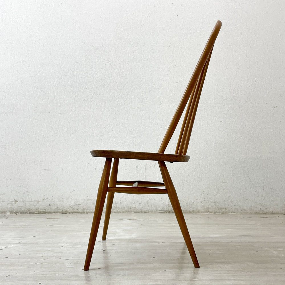 アーコール Ercol クエーカー チェア ダイニングチェア UKビンテージ エルム×ビーチ材 ナチュラル 英国家具 ●