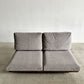 マスターウォール MASTERWAL デニッシュ DANISH SOFA 2シーターソファ 2人掛け W140cm ウォールナット無垢材 ファブリック 新品替えカバー付 合計定価￥484,000- 〓