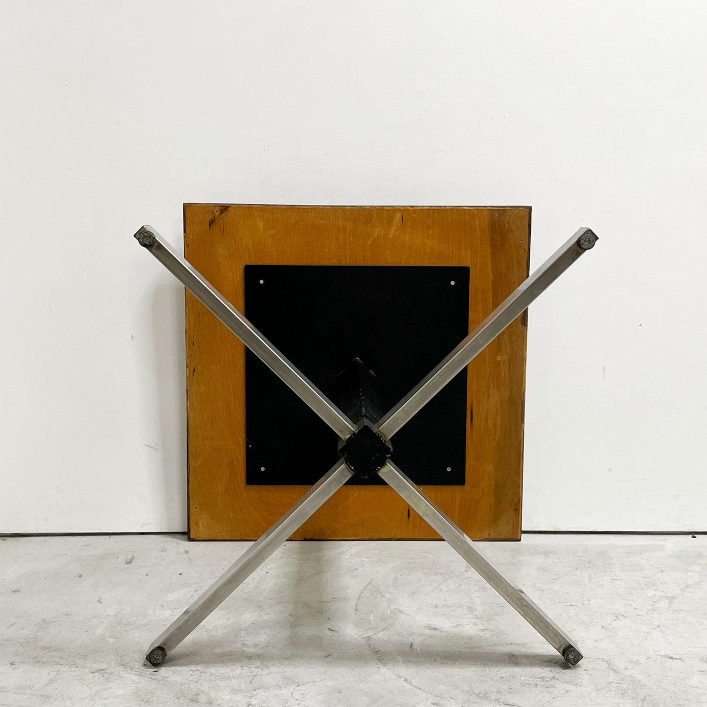 モリソン小林 カフェテーブル オーダーメイド家具 スクエア オーク材 スチール 店舗什器 A ●