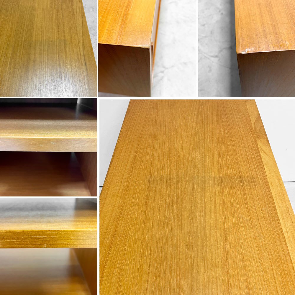クロロス CHLOROS Cut Through 2step テレビボード AVボード チーク材 北欧スタイル 152cm 定価￥73,700- ●