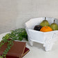 アスティエ・ド・ヴィラット Astier de Villatte フルーツスタンド ボウル 陶器 脚付き W23cm フランス ◎