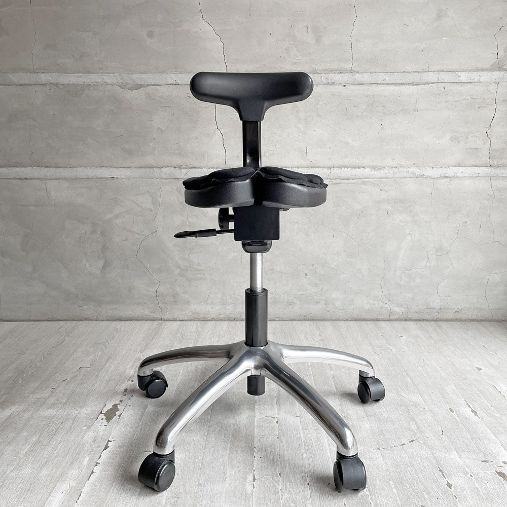 アーユルチェアー ayur chair プレミアムモデル 01 ゼロワン キャスターモデル デスクチェア オフィスチェア  SORBO体圧分散マット付 姿勢矯正 健康椅子 腰痛対策 合計定価￥85,030- ♪