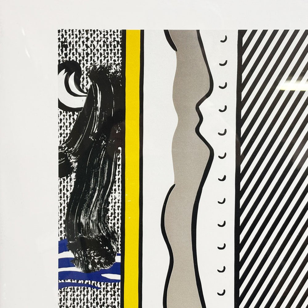 ロイ・リキテンスタイン Roy Lichtenstein Two Paintings: Green Lamp 1984 アートフレーム ポスター ポップアート 額装品 ●