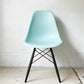 ハーマンミラー HermanMiller サイドシェルチェア ドゥエルレッグ DSW アクアスカイ × エボニー ポリプロピレン製 イームズ ミッドセンチュリー ★