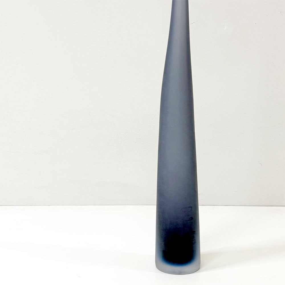 アーケード Arcade バンブーベース Bambu vase ガラスベース  フラワーベース ローラ・デ・サンティジャーナ イタリア ムラーノガラス ブルー  ●