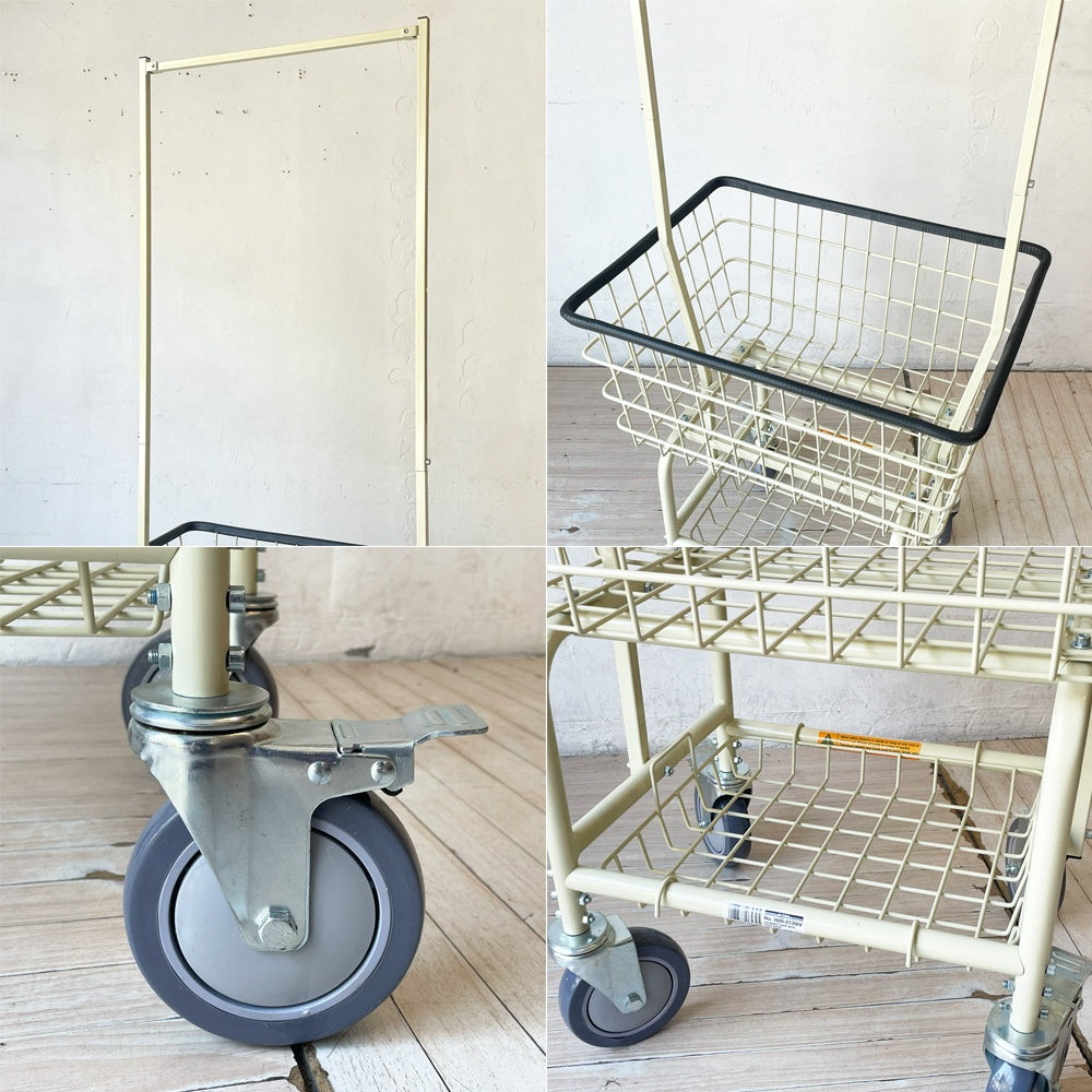 ダルトン DULTON ランドリー カート ウィズ ポール ラック LAUNDRY CART WITH POLE RACK インダストリアルデザイン ★