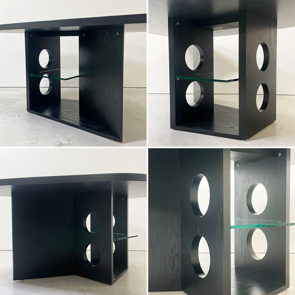 テクタ TECTA ダイニングテーブル M21 TABLE アッシュ材 ブラック塗装 W175cm ドイツ バウハウス ACTUS取扱 定価￥833,800- ●