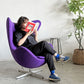 フリッツハンセン Fritz Hansen エッグチェア Egg chair ラウンジチェア ファブリック Kvadrat生地 パープル系 アルネ・ヤコブセン 参考定価￥1,185,800～ 〓